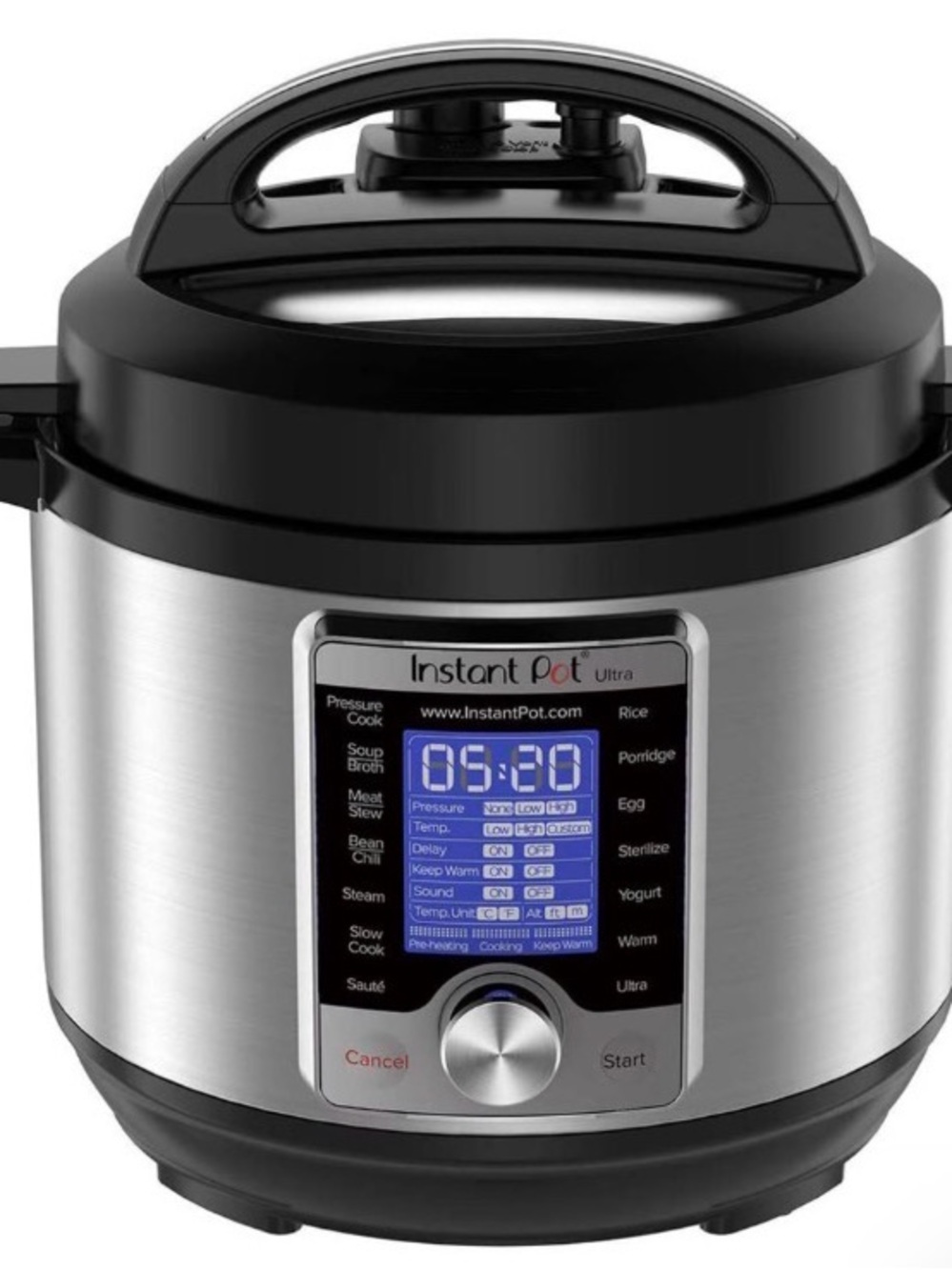 Instant Pot Ultra Multi-Use Pressure Cooker - Stainless Steel & Black